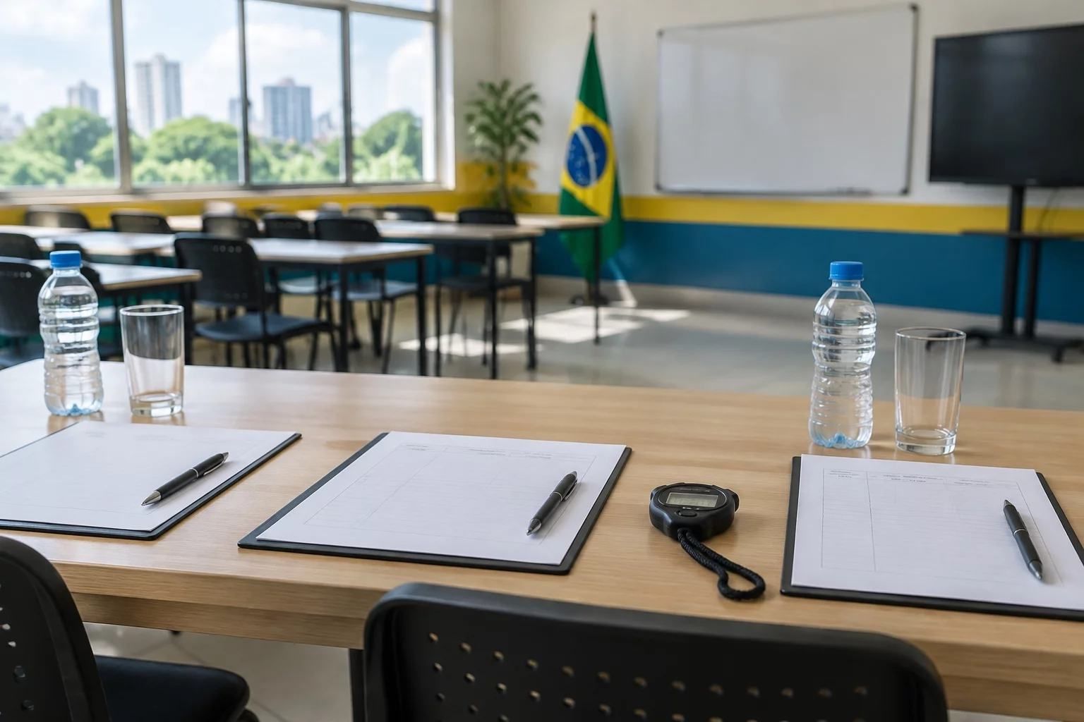 Simulação de torneio de debate